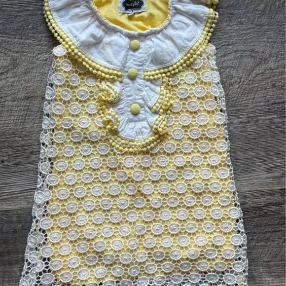 Mud Pie Other - 🌼 Easter 2T Mud Pie Yellow Lace Dress 🌼
